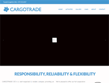 Tablet Screenshot of cargotrade.ee